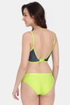 Zelocity Padded Bikini Set With Hook - Lime Punch — thumbnail 2